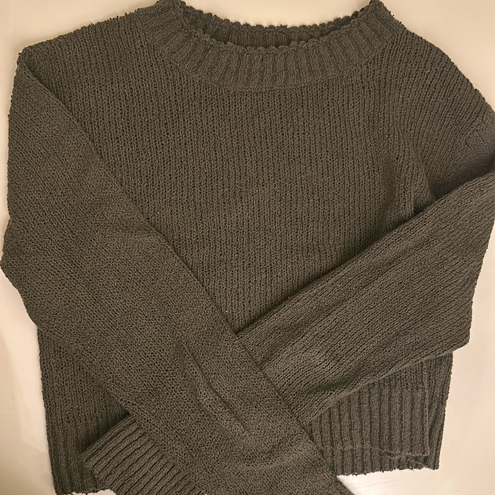 Rachel comey cropped green sweater size s